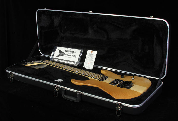 Used 2009 Jackson Custom Shop Soloist Natural Oil Electric Guitar