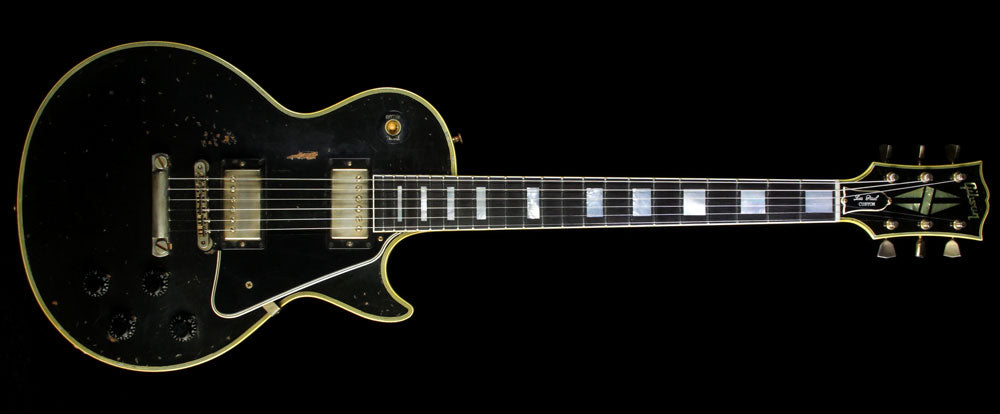 Used 2014 Gibson Custom Shop Japan Exclusive '57 Les Paul Custom Electric Guitar Ebony w/ Historic Makeover Package — 2