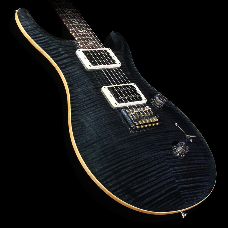 Used 2011 Paul Reed Smith Custom 24 Ten Top Electric Guitar Black Slate — 1