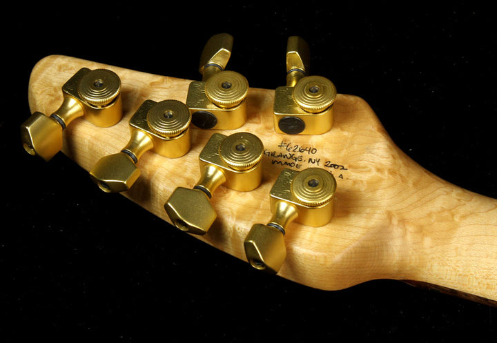 Used 2002 Brian Moore Custom Shop C90P Flame Top Electric Guitar Transparent Red