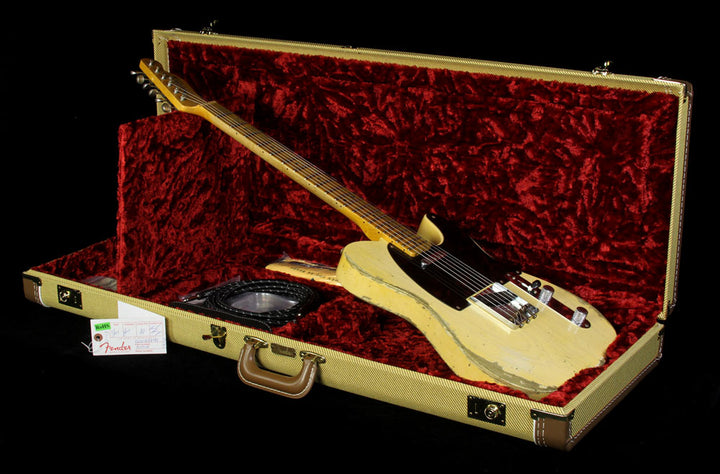 Fender Custom Shop 2016 Limited Edition '51 Telecaster Heavy Relic Electric Guitar Faded Nocaster Blonde