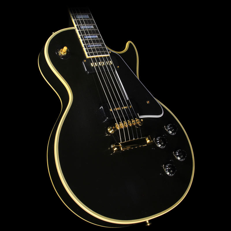 Gibson Custom Shop True Historic 1954 Les Paul Custom Reissue Electric Guitar Ebony — 1