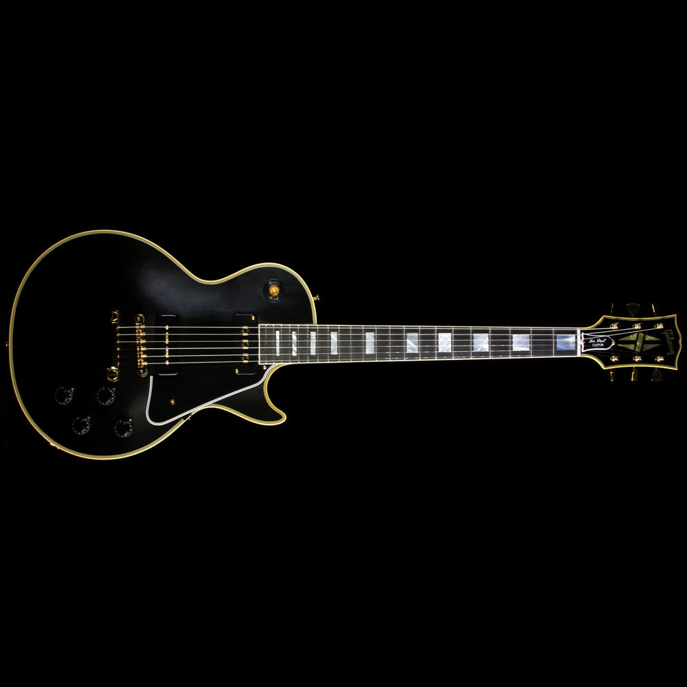 Gibson Custom Shop True Historic 1954 Les Paul Custom Reissue Electric Guitar Ebony — 2