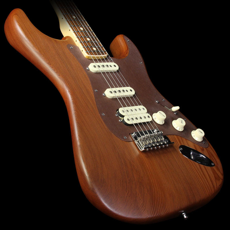 Used 2014 Fender Limited Edition Reclaimed Old Growth Redwood Stratocaster Electric Guitar Natural Oil — 1