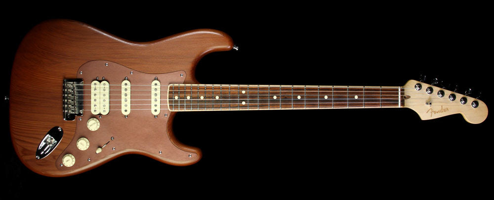 Used 2014 Fender Limited Edition Reclaimed Old Growth Redwood Stratocaster Electric Guitar Natural Oil — 2