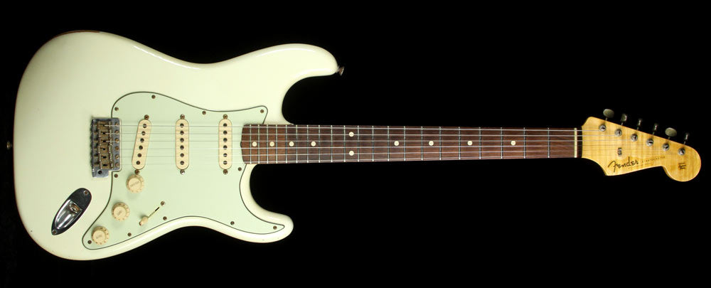 Used 2009 Fender Custom Shop Wildwood 10 '61 Stratocaster Relic Electric Guitar Vintage White — 2