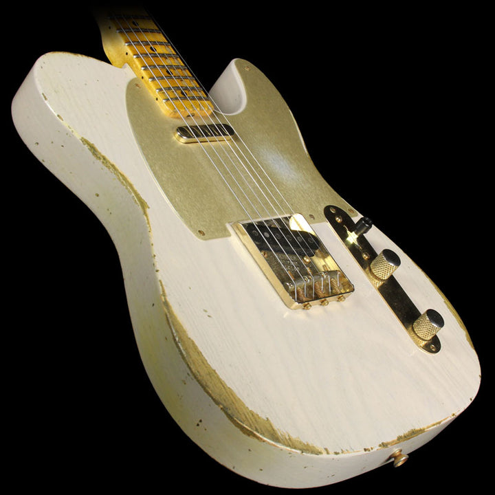Used 2015 Fender Custom Shop Limited Edition Golden '51 Telecaster Electric Guitar Dirty White Blonde
