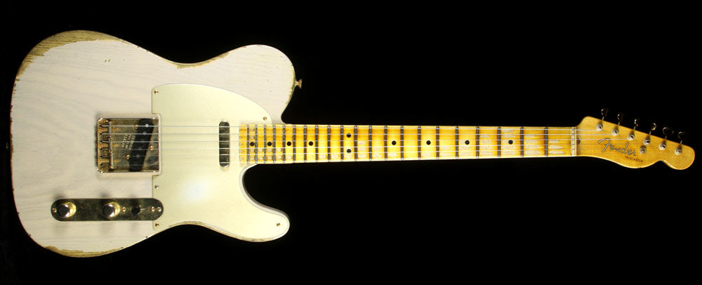 Used 2015 Fender Custom Shop Limited Edition Golden '51 Telecaster Electric Guitar Dirty White Blonde — 2