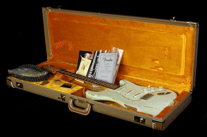 Used 2012 Fender Custom Shop Masterbuilt John Cruz '59 Stratocaster Relic Electric Guitar Faded Sonic Blue