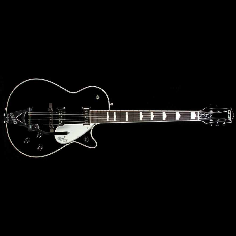 Used Gretsch G6128T-GH George Harrison Signature Duo Jet Electric Guitar Black — 2