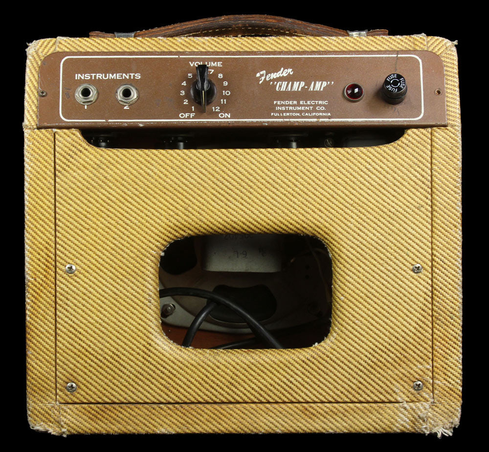 Used 1954 Fender Champion 5C1 Electric Guitar Combo Amplifier Tweed — 2