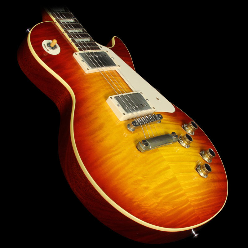 Used 2014 Gibson Custom Shop 10th Anniversary Benchmark '60 Les Paul Chambered Reissue Electric Guitar Washed Cherry — 1