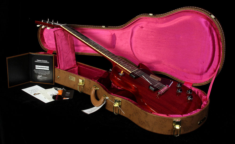 Gibson Custom Shop Music Zoo Exclusive Roasted Reissue 1960 Les Paul Special Single Cut Electric Guitar Faded Cherry — 6