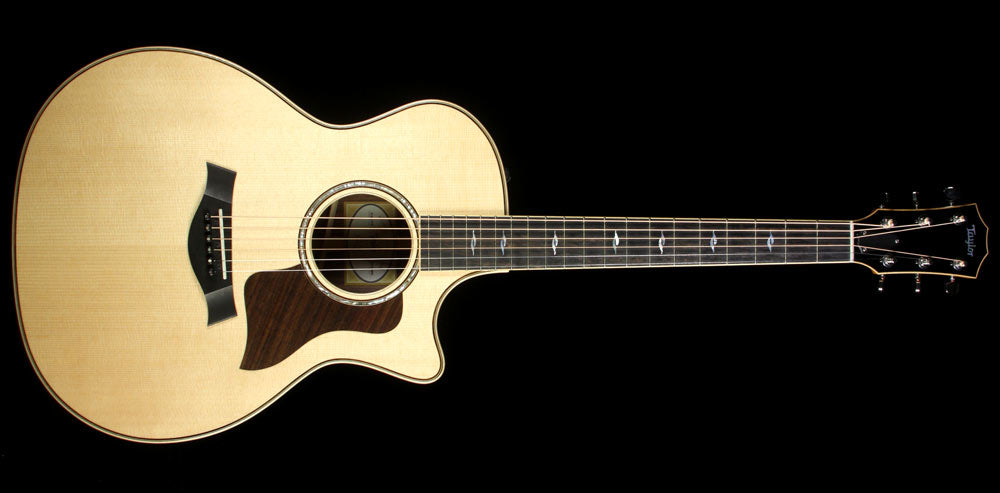Used 2015 Taylor 814ce Grand Auditorium Wildwood Spec Adirondack Bracing Acoustic-Electric Guitar Natural — 2