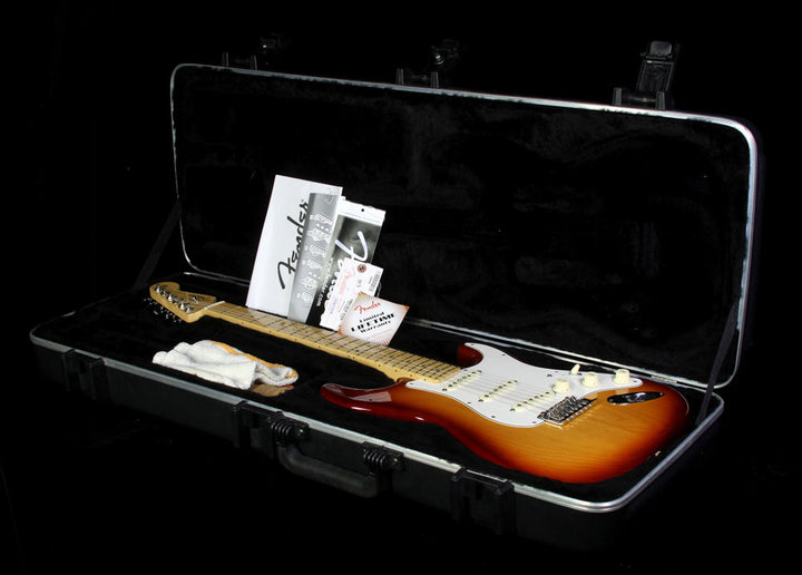 Used 2012 Fender American Standard Stratocaster Electric Guitar Sienna Sunburst