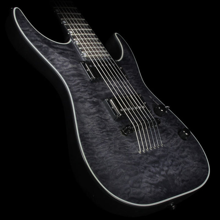 Used 2015 ESP LTD 40th Anniversary Limited Edition Horizon H7 Seven-String Electric Guitar Transparent Satin Black