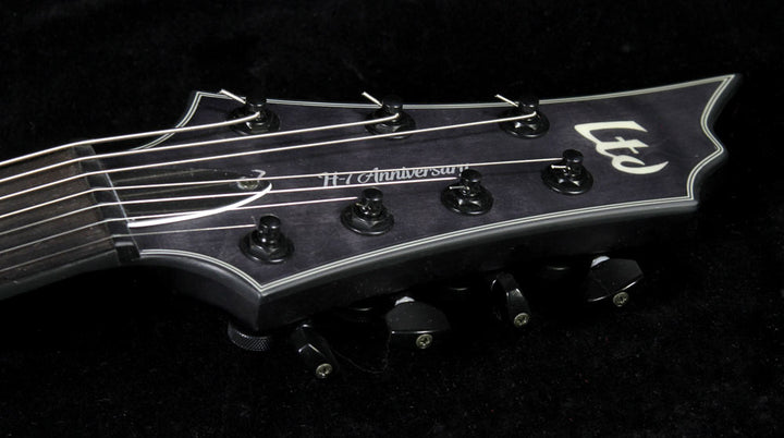 Used 2015 ESP LTD 40th Anniversary Limited Edition Horizon H7 Seven-String Electric Guitar Transparent Satin Black