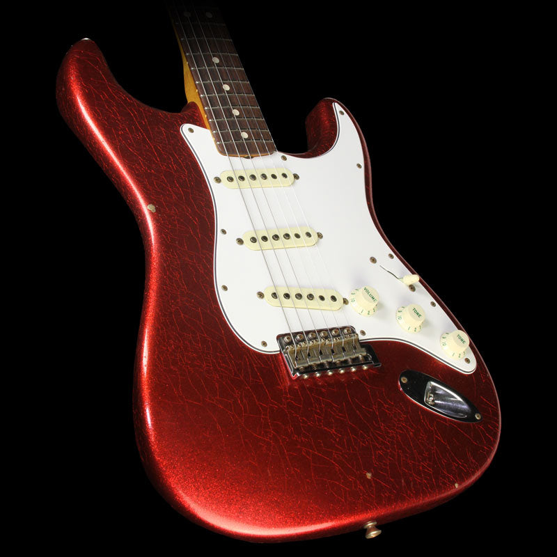 Fender Custom Shop L-Series Roasted 1964 Stratocaster Electric Guitar Red Sparkle — 1