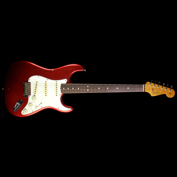 Fender Custom Shop L-Series Roasted 1964 Stratocaster Electric Guitar Red Sparkle