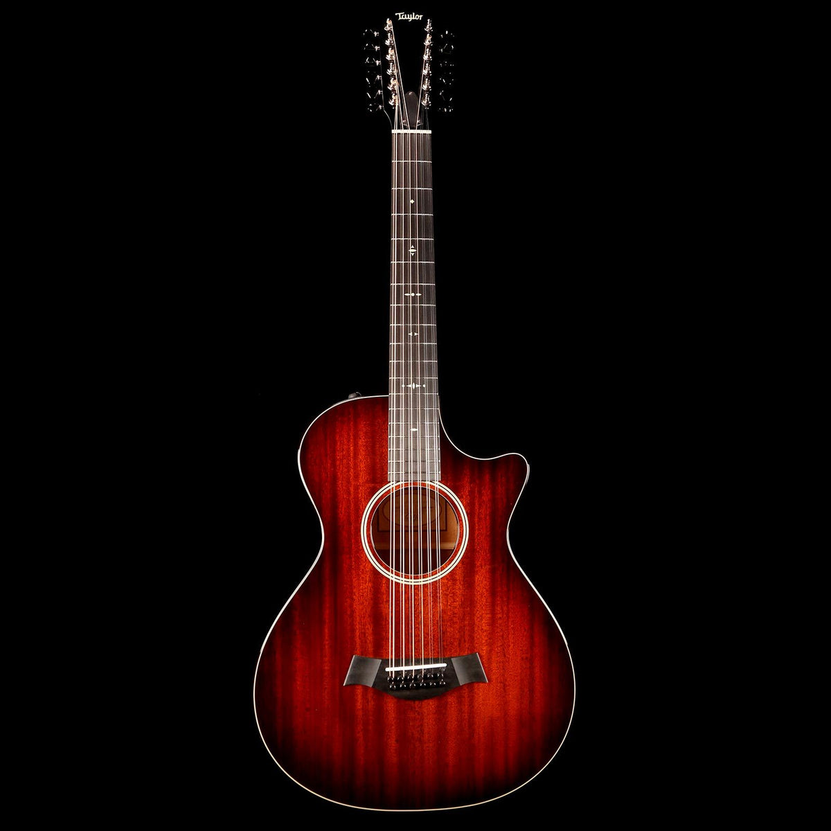 Taylor 562ce 12-Fret Grand Concert 12-String Acoustic-Electric Shaded Edgeburst — 2