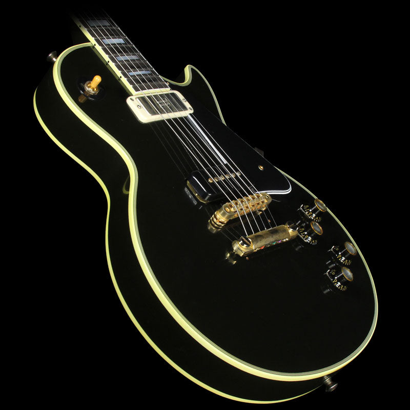 Used 2014 Gibson Custom Shop Robby Krieger '54 Les Paul Custom Electric Guitar VOS Lamp Black — 1