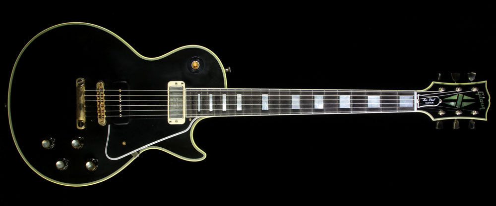 Used 2014 Gibson Custom Shop Robby Krieger '54 Les Paul Custom Electric Guitar VOS Lamp Black — 2