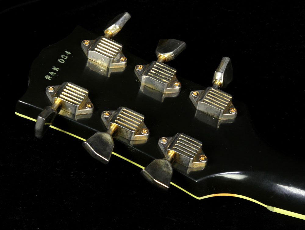 Used 2014 Gibson Custom Shop Robby Krieger '54 Les Paul Custom Electric Guitar VOS Lamp Black — 5