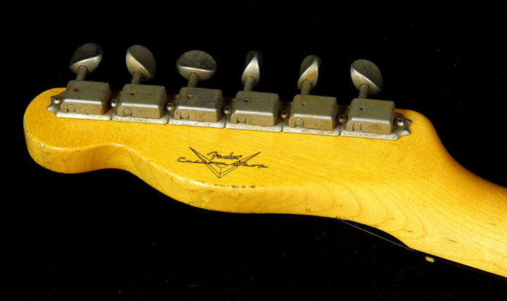 Used 2013 Fender Custom Shop '60 Custom Telecaster Electric Guitar Black with Matching Headstock