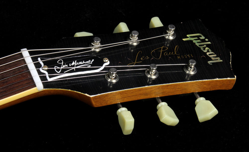 Used 2012 Gibson Custom Shop 50th Anniversary of Marshall Les Paul Electric Guitar Murphy Aged Goldtop — 4