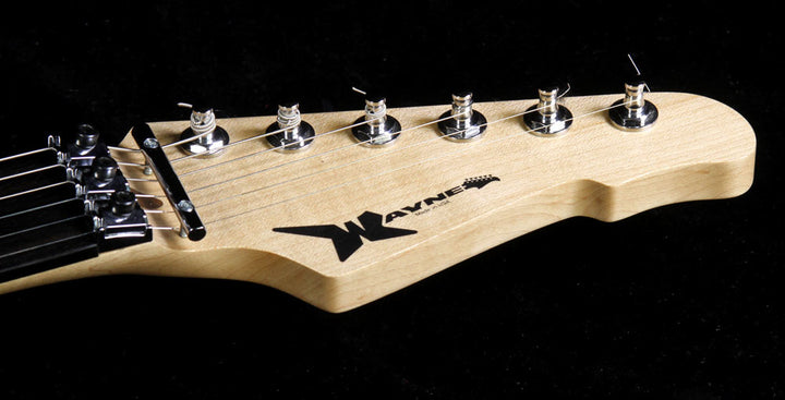 Used 2014 Wayne Guitars Meanie Green Electric Guitar Swirl Green/Pink