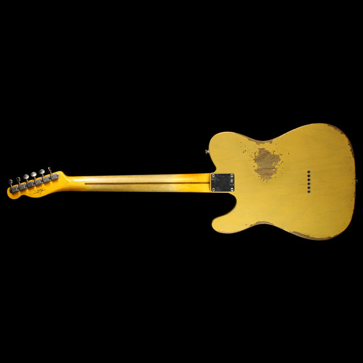 Fender Custom Shop 1952 Roasted Ash Telecaster Heavy Relic Electric Guitar Butterscotch Blonde