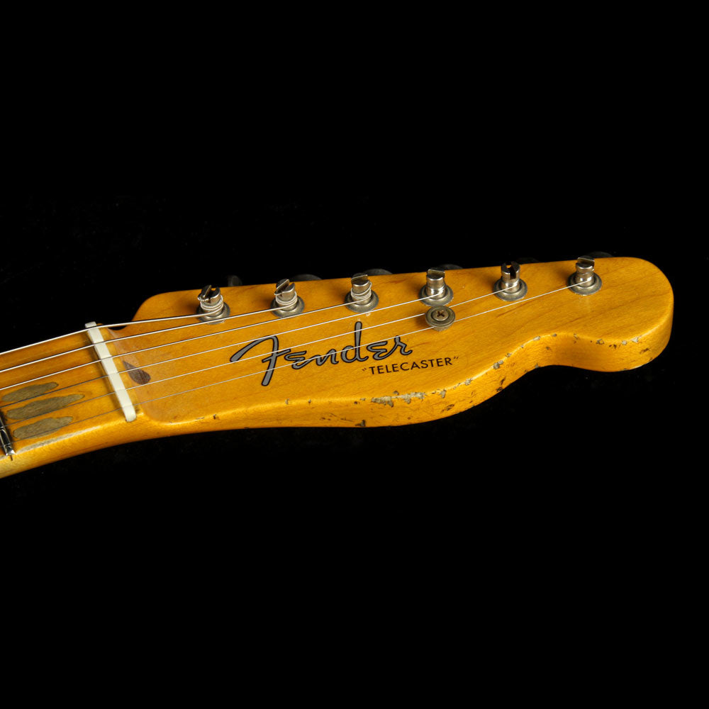 Fender Custom Shop 1952 Roasted Ash Telecaster Heavy Relic Electric Guitar Butterscotch Blonde — 4