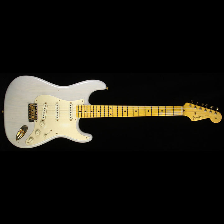 Fender Custom Shop 1957 Roasted Ash Stratocaster Journeyman Relic Electric Guitar White Blonde