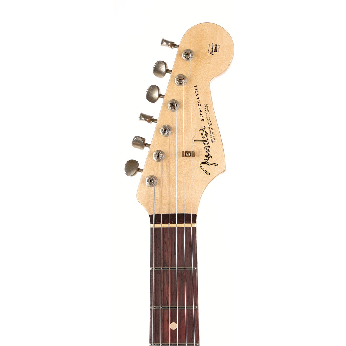 Fender Custom Shop 1960 NoNeck Stratocaster Guitar Journeyman Relic Aged Vintage White — 4