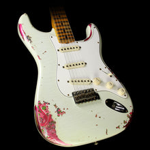 Fender Custom Shop 1969 Stratocaster Heavy Relic Electric Guitar Olympic White over Pink Paisley
