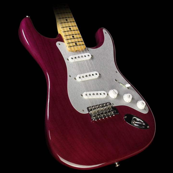 Fender Custom Shop Masterbuilt Yuriy Shishkov 1956 Stratocaster NOS Electric Guitar Purple Transparent