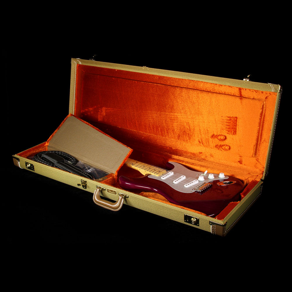 Fender Custom Shop Masterbuilt Yuriy Shishkov 1956 Stratocaster NOS Electric Guitar Purple Transparent — 6