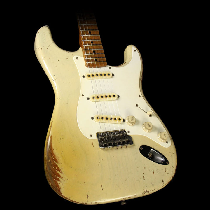 Fender Custom Shop John Cruz 1957 Roasted Ash Ultimate Relic Stratocaster Electric Guitar Vintage Blonde