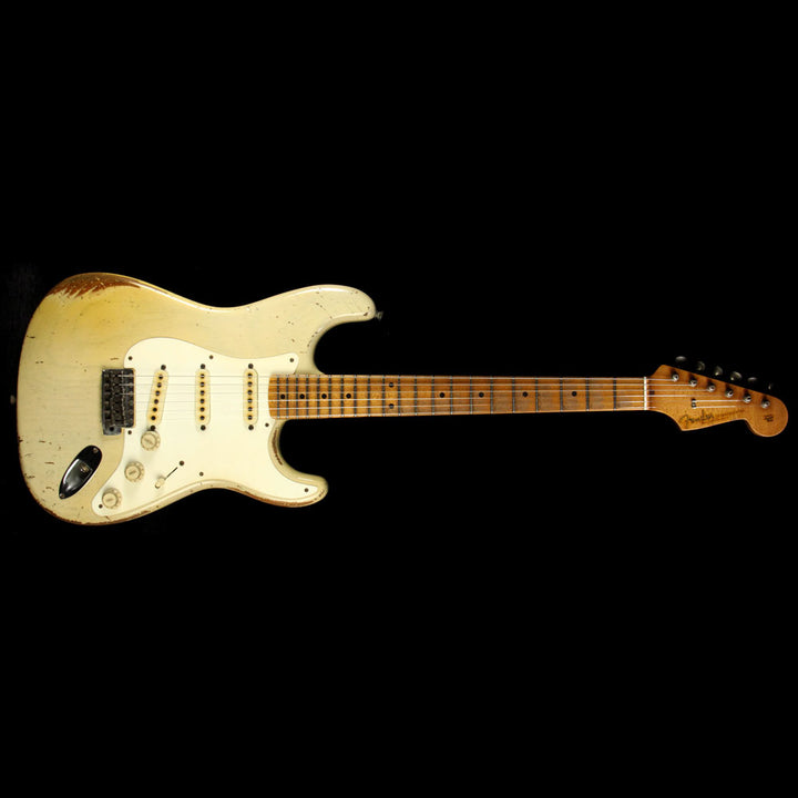 Fender Custom Shop John Cruz 1957 Roasted Ash Ultimate Relic Stratocaster Electric Guitar Vintage Blonde