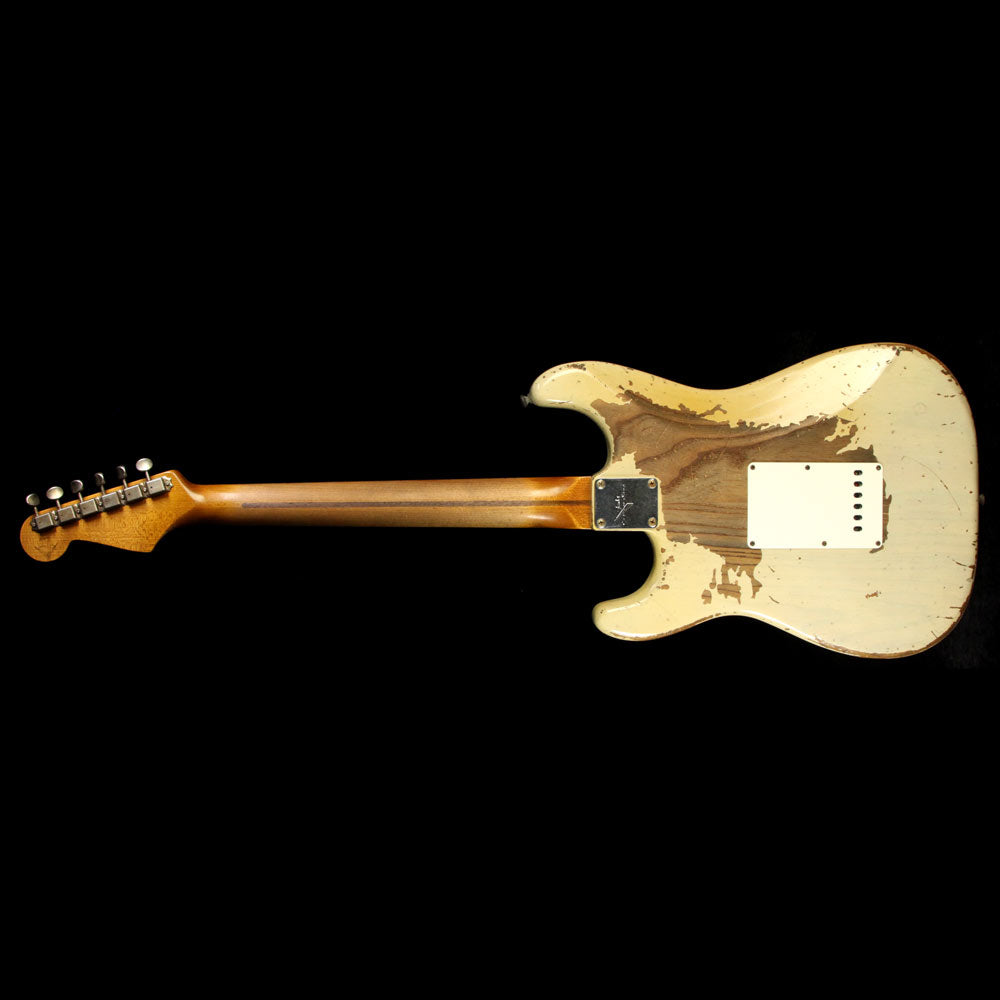 Fender Custom Shop John Cruz 1957 Roasted Ash Ultimate Relic Stratocaster Electric Guitar Vintage Blonde — 3