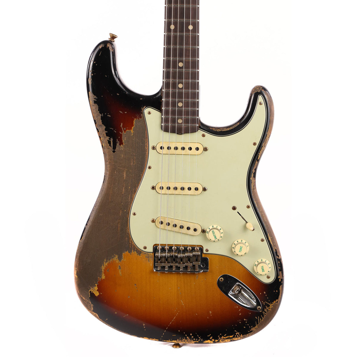 Fender Custom Shop 1959 Ultimate Relic Stratocaster Masterbuilt Jason Smith Faded 3-Tone Sunburst — 1
