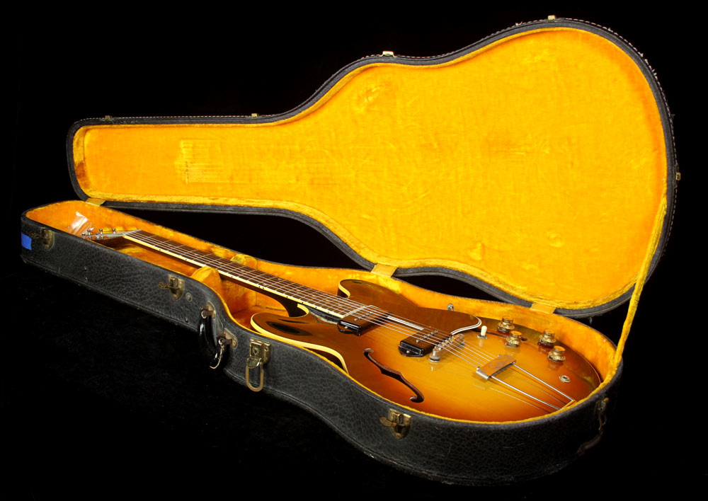 Used 1961 Gibson ES-330 Hollowbody Electric Guitar Sunburst — 8