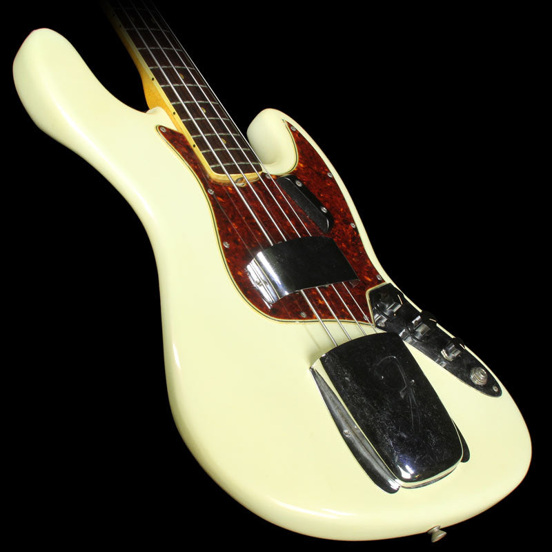 Used 1966 Fender Jazz Bass Electric Bass Refinished Pearl White — 1