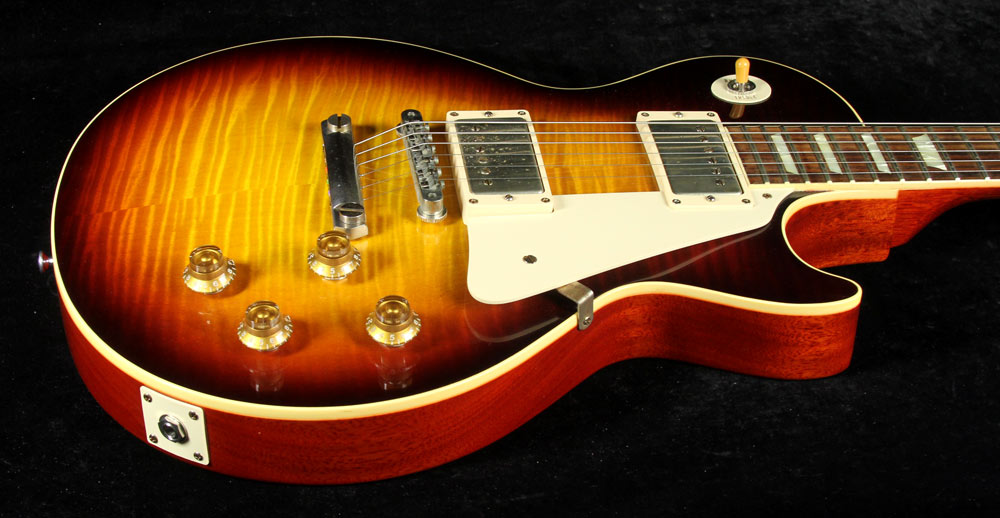 Used 2013 Gibson Custom Shop 1959 Les Paul Reissue Electric Guitar Tobacco Sunburst — 4