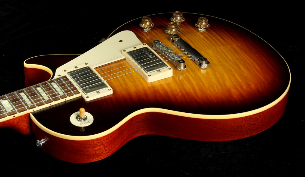 Used 2013 Gibson Custom Shop 1959 Les Paul Reissue Electric Guitar Tobacco Sunburst — 5