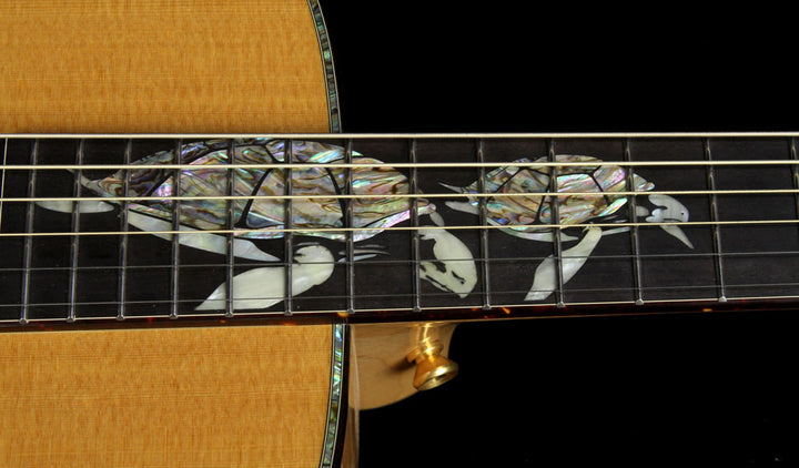 Used 2000 Taylor Limited Edition Gallery Series Sea Turtles Grand Auditorium Acoustic Guitar Natural