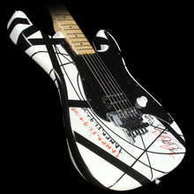 Used Charvel EVH Art Series Tampa 2004 Electric Guitar White with Black Stripes