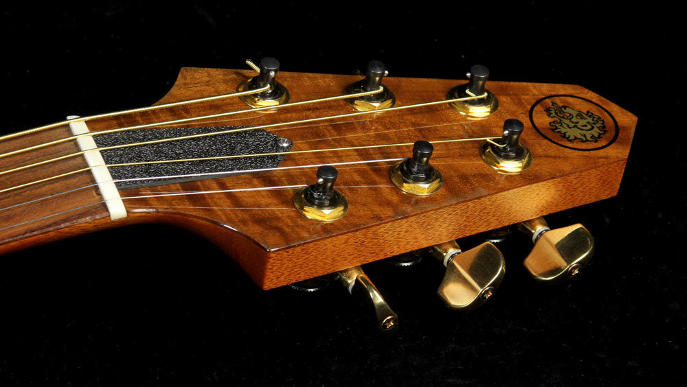 Used Rick Turner Renaissance Baritone Acoustic Guitar Walnut — 4