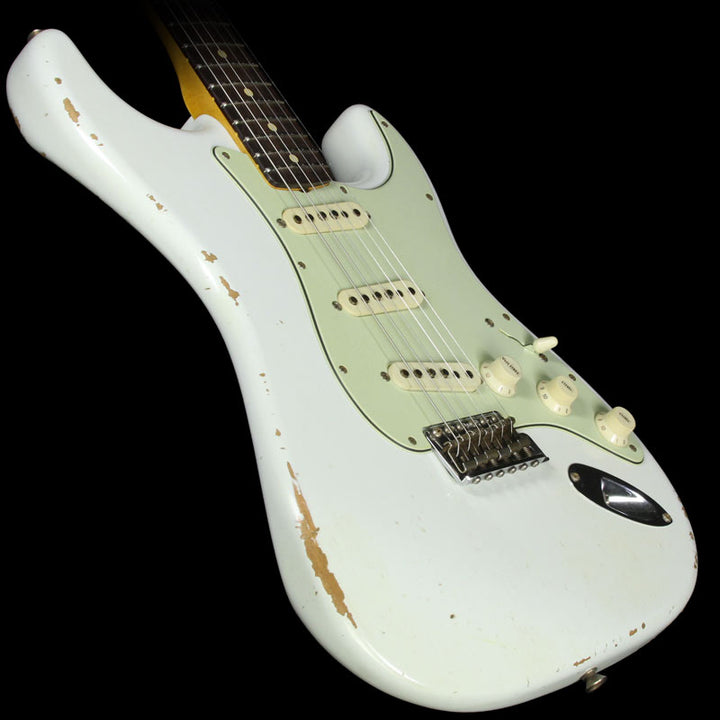 Fender Custom Shop '61 Stratocaster Relic Electric Guitar Olympic White