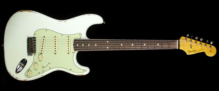 Fender Custom Shop '61 Stratocaster Relic Electric Guitar Olympic White